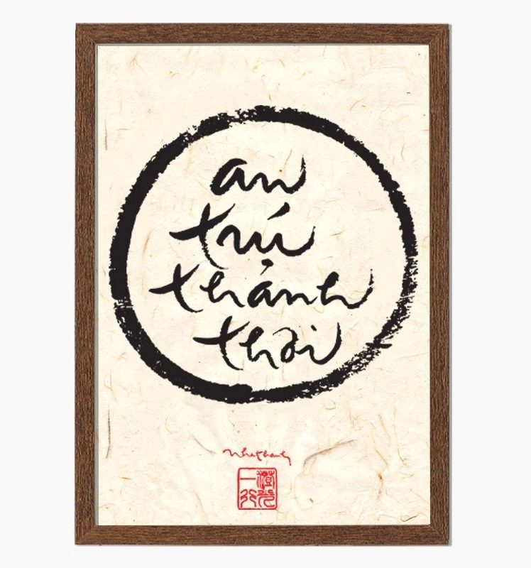 Tranh Thư Pháp Thích Nhất Hạnh 02