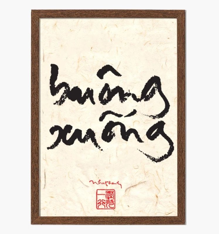 Tranh Thư Pháp Thích Nhất Hạnh 05