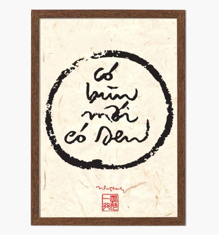 Tranh Thư Pháp Thích Nhất Hạnh 10