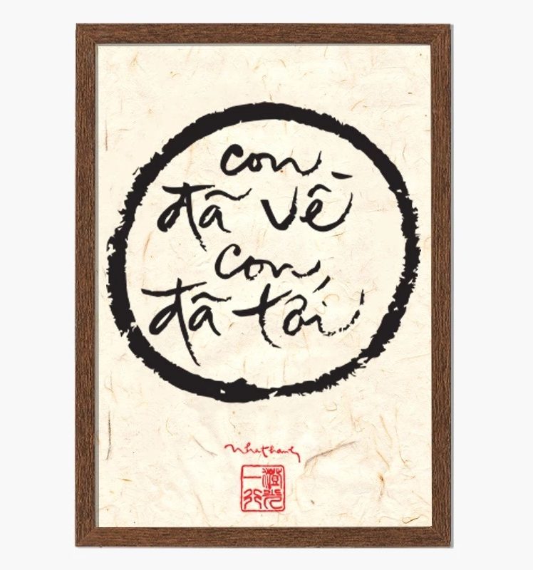 Tranh Thư Pháp Thích Nhất Hạnh 13