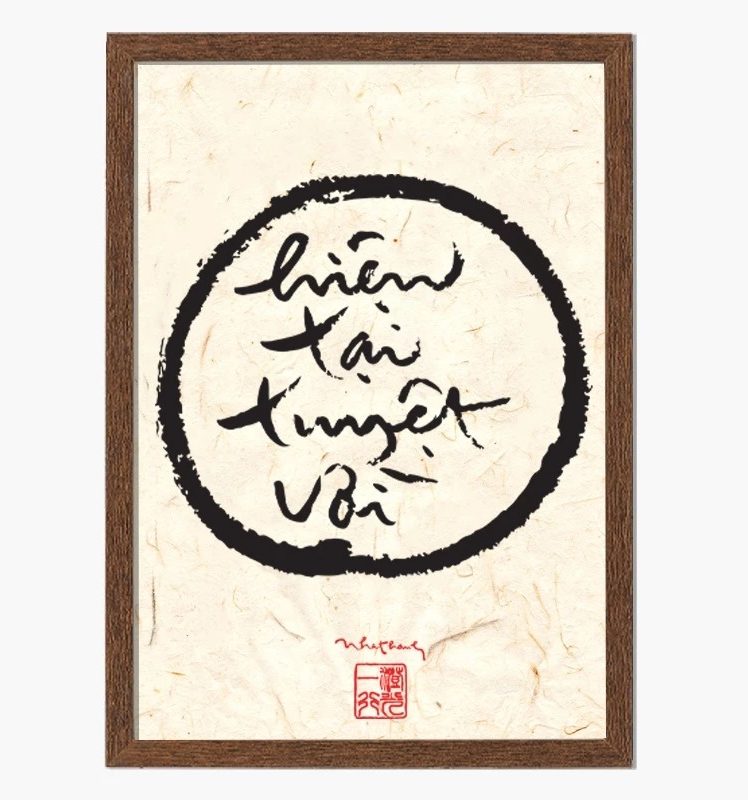 Tranh Thư Pháp Thích Nhất Hạnh 21