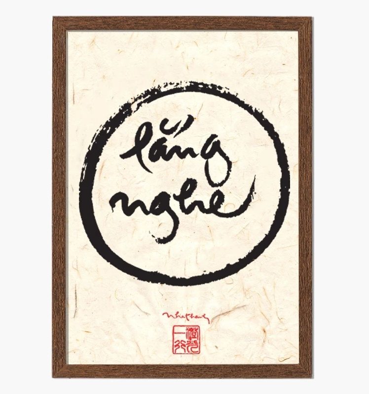 Tranh Thư Pháp Thích Nhất Hạnh 24