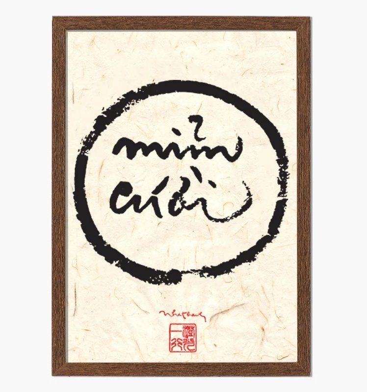 Tranh Thư Pháp Thích Nhất Hạnh 26