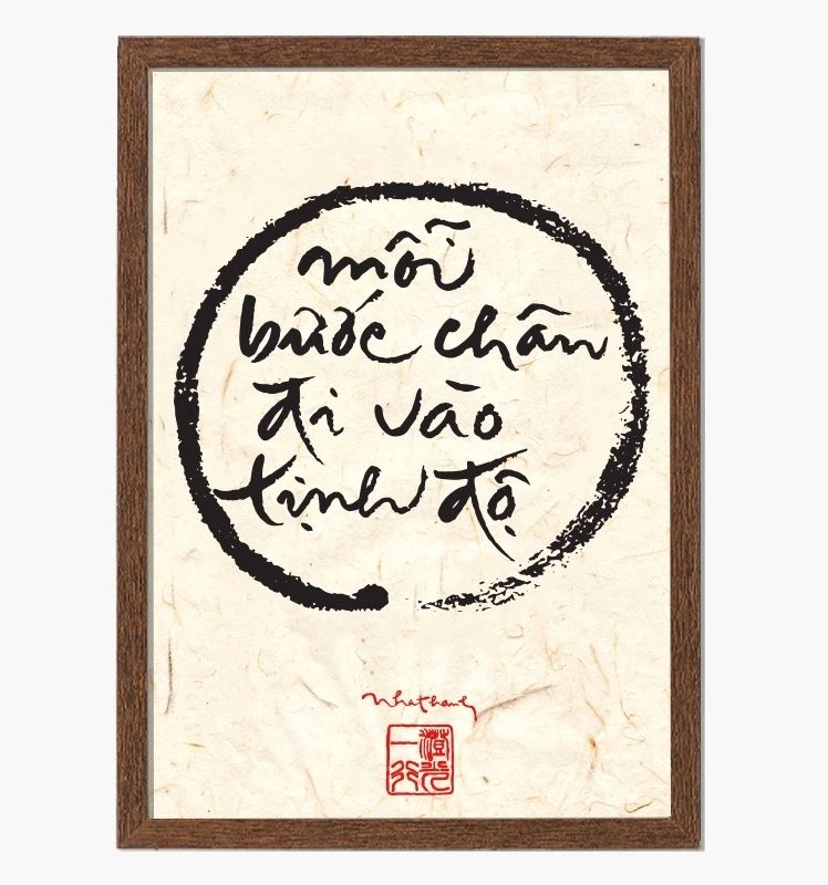 Tranh Thư Pháp Thích Nhất Hạnh 27