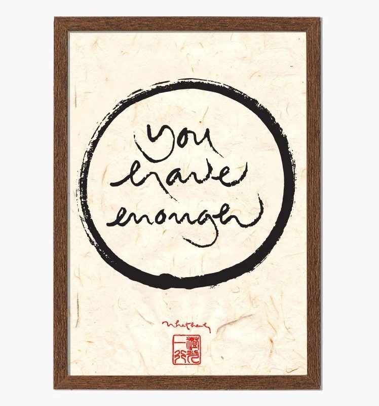 Tranh Thư Pháp Thích Nhất Hạnh 28