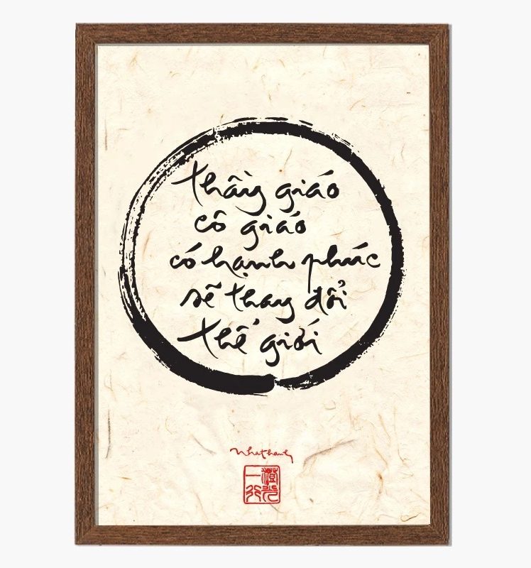Tranh Thư Pháp Thích Nhất Hạnh 33