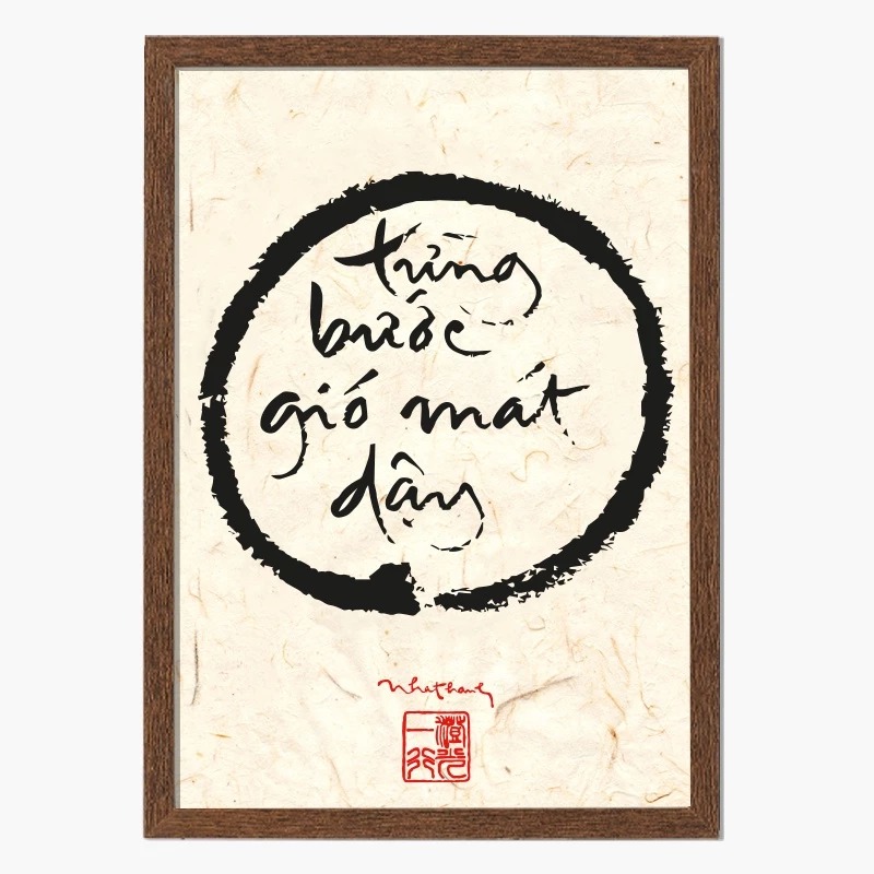 Tranh Thư Pháp Thích Nhất Hạnh 38