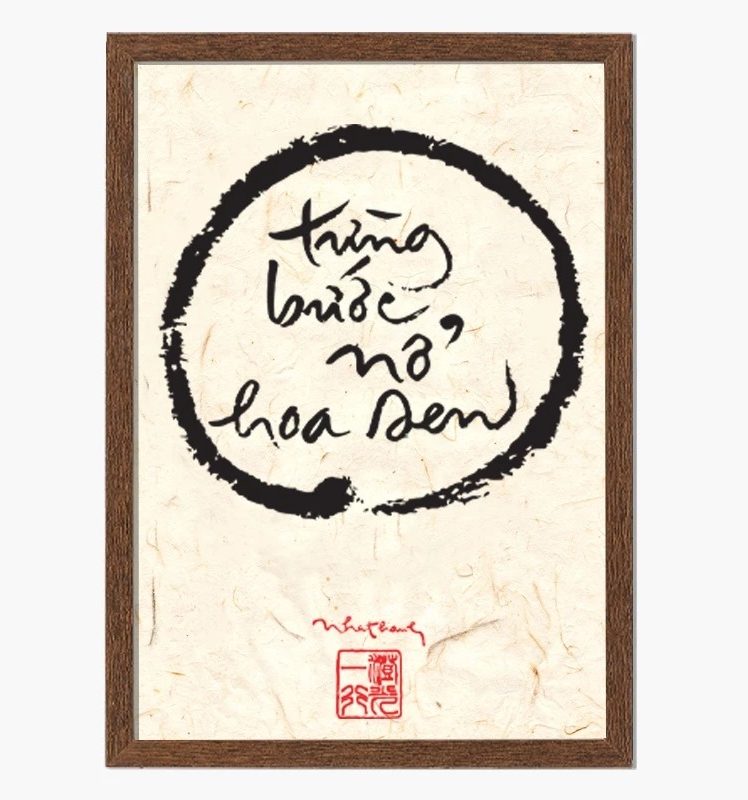 Tranh Thư Pháp Thích Nhất Hạnh 39