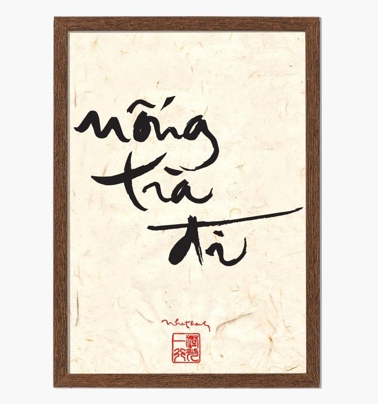 Tranh Thư Pháp Thích Nhất Hạnh 40